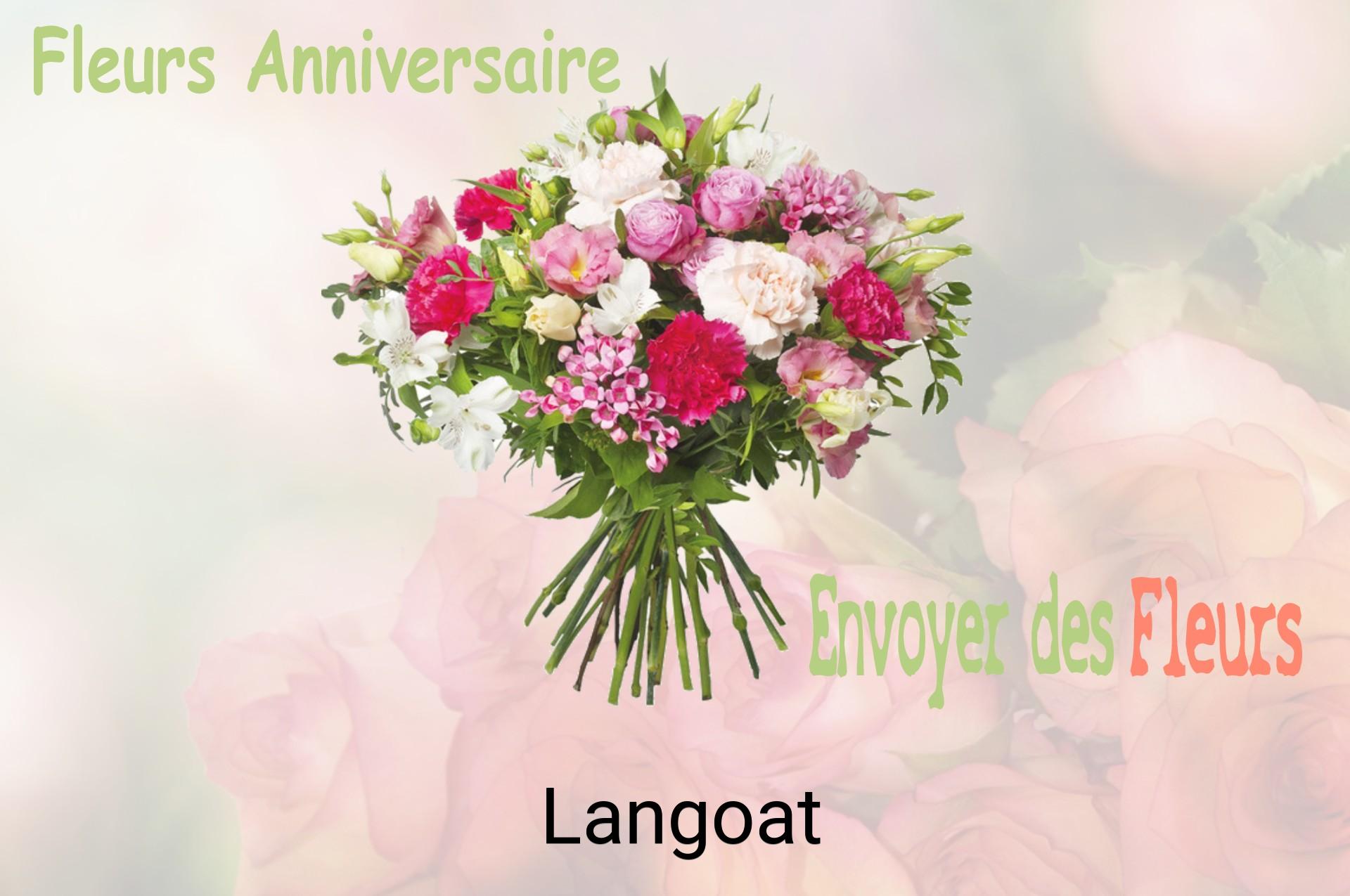 Bouquet de fleurs d’anniversaire livré à Langoat